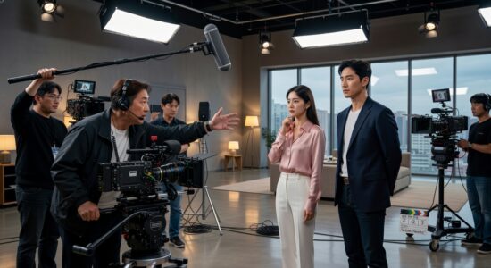 ドラマ撮影現場の裏側